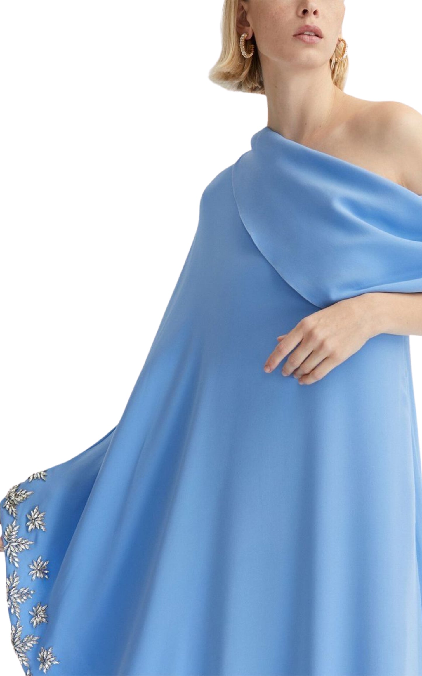 One-Shoulder-Kleid mit drapiertem Design