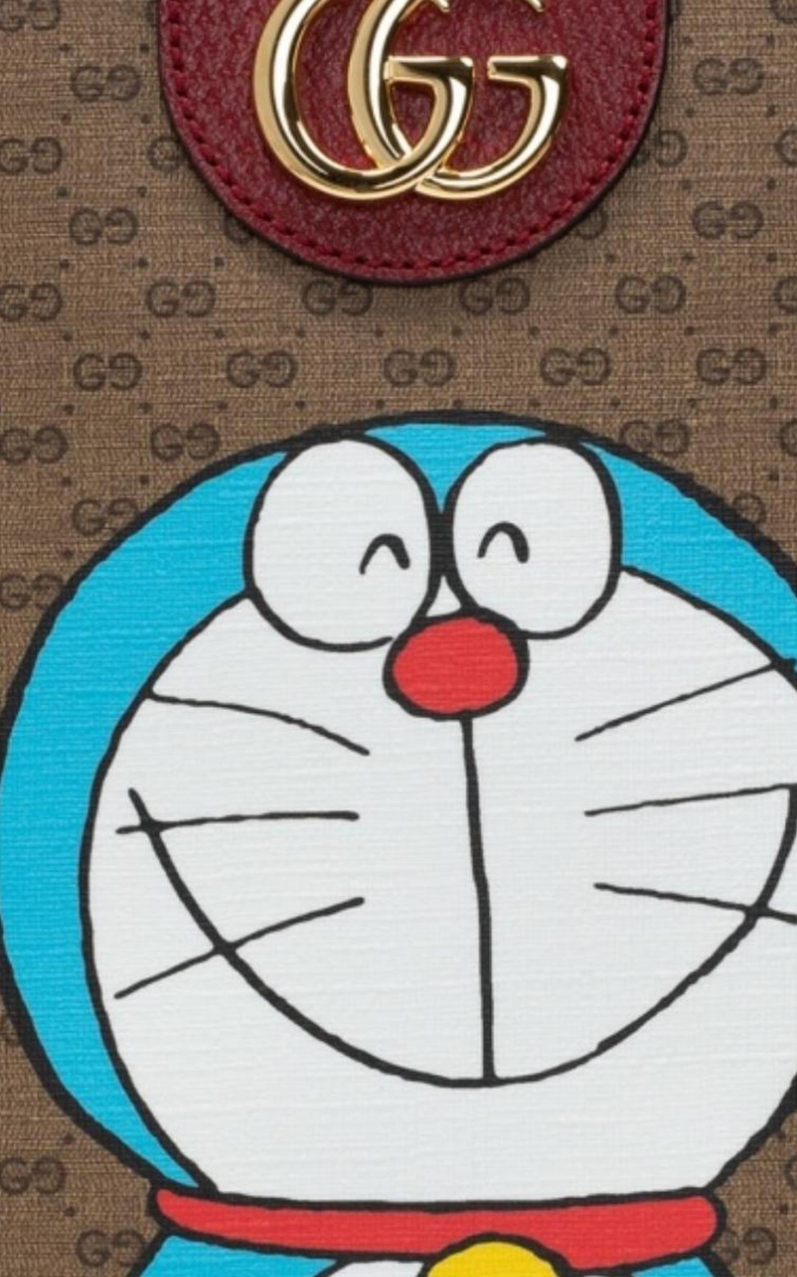  GucciNatural Doraemon X Small Backpack - Runway Catalog