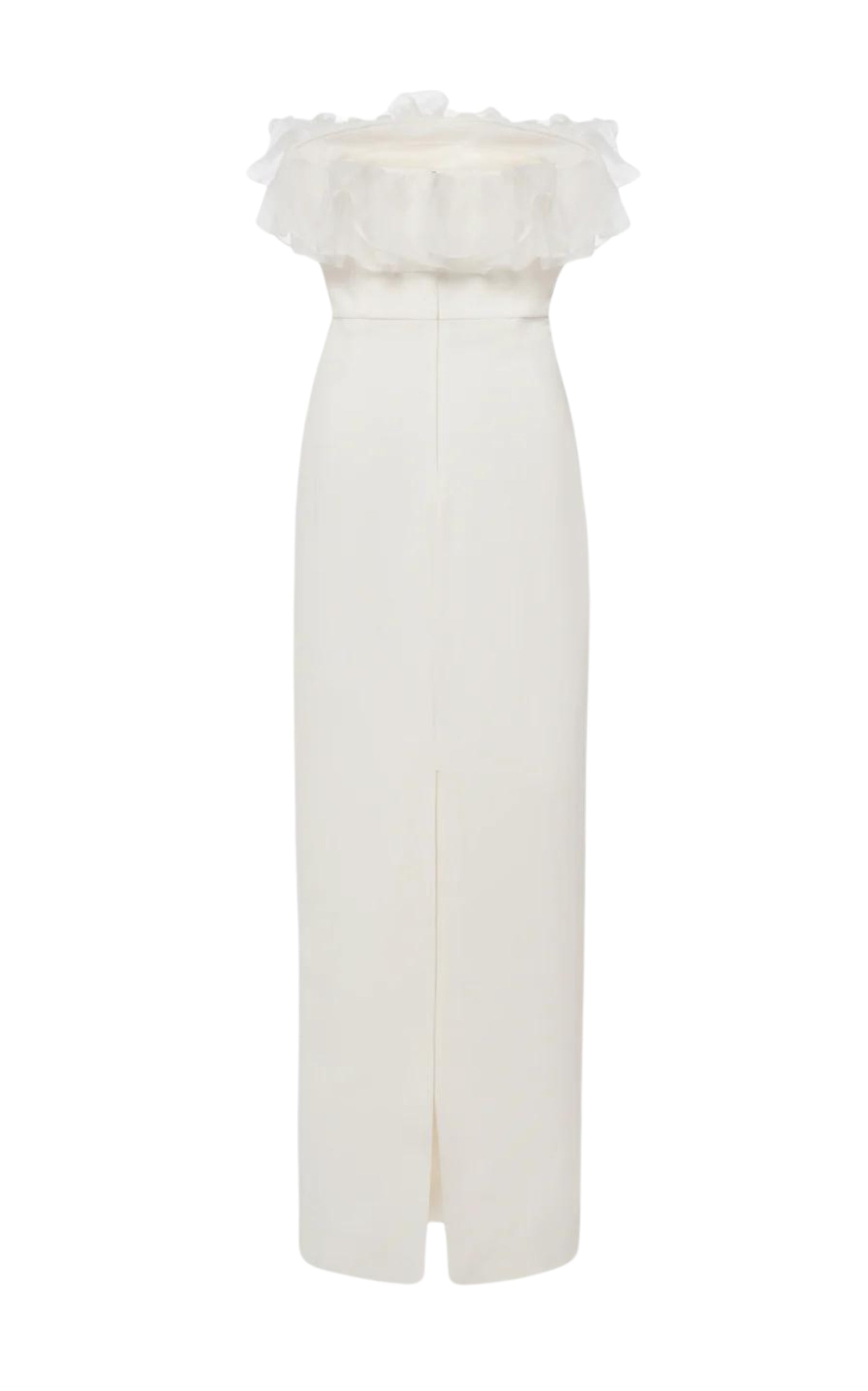 Organza-Trim Maxi Dress Alessandra Rich