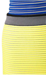 Neon-Yellow Cycling Pencil Skirt Alexander Wang