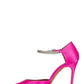 Amina Muaddi Ursina Pink Satin Pumps