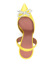 Yellow Rosie Sling Heels Amina Muaddi