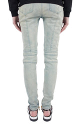 Distressed BikerJeans Balmain