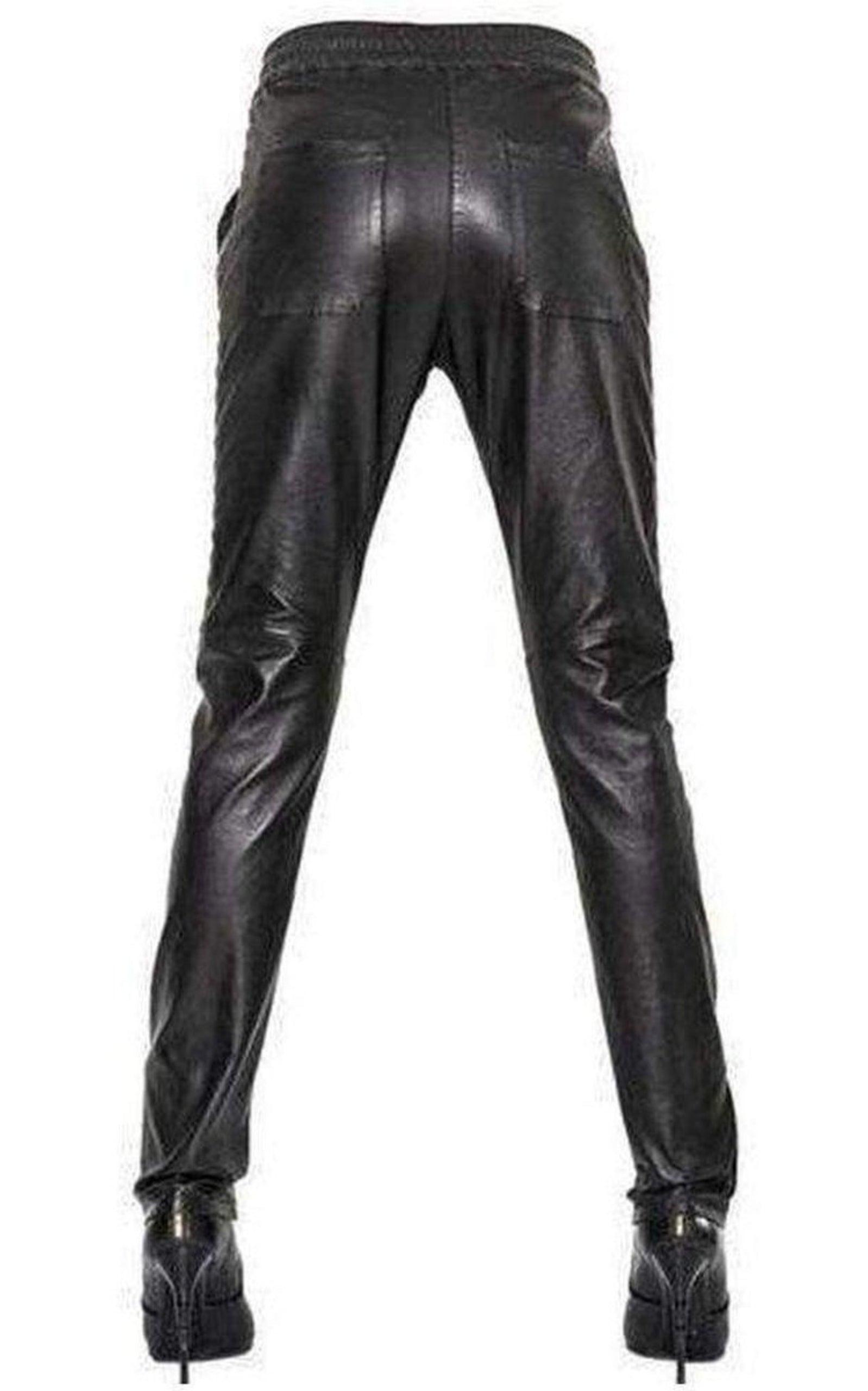 Leather Trouser Pants Balmain