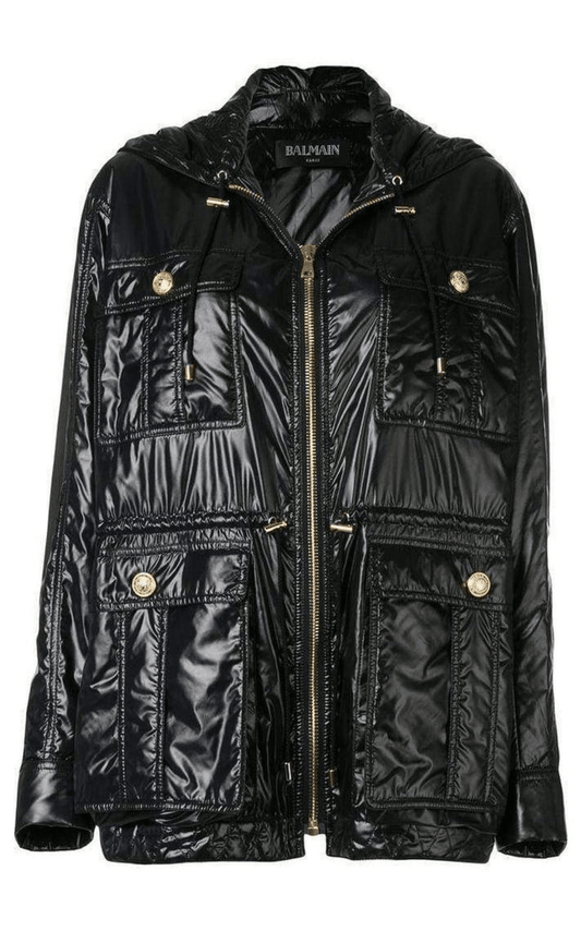 Multi-Pocket Parka Jacket Balmain