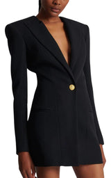 Single-breasted Blazer Dress Balmain