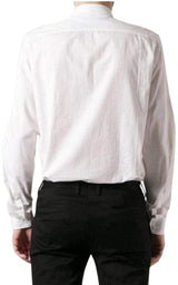 White Cotton Military Shirt Balmain