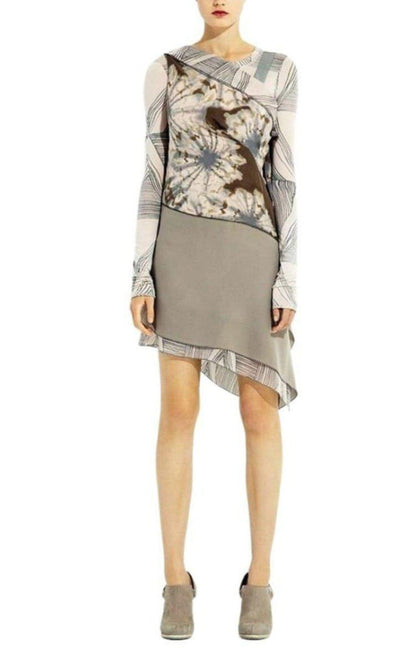 Asymmetrical Silk Dress BCBGMAXAZRIA