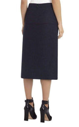 Camila Denim Cotton Skirt BCBGMAXAZRIA