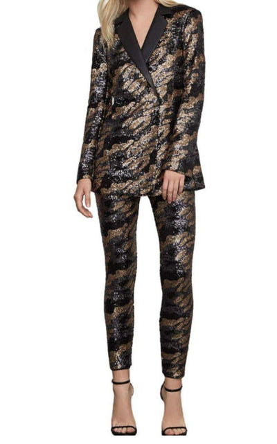 Camo Sequin-Embellished Leggings BCBGMAXAZRIA