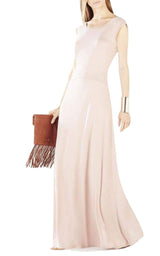 Evey Deep V-Back Maxi Dress BCBGMAXAZRIA