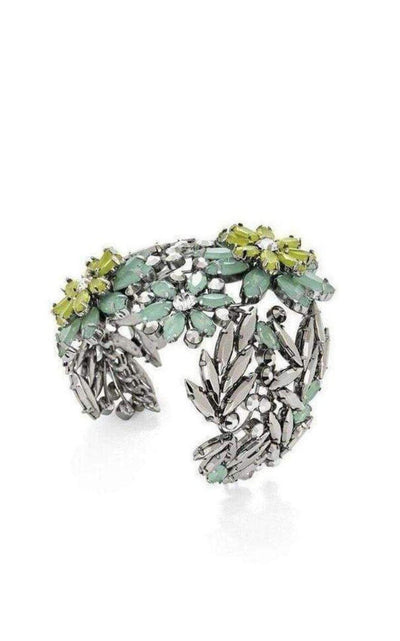 Floral Stone Cuff Bracelet BCBGMAXAZRIA