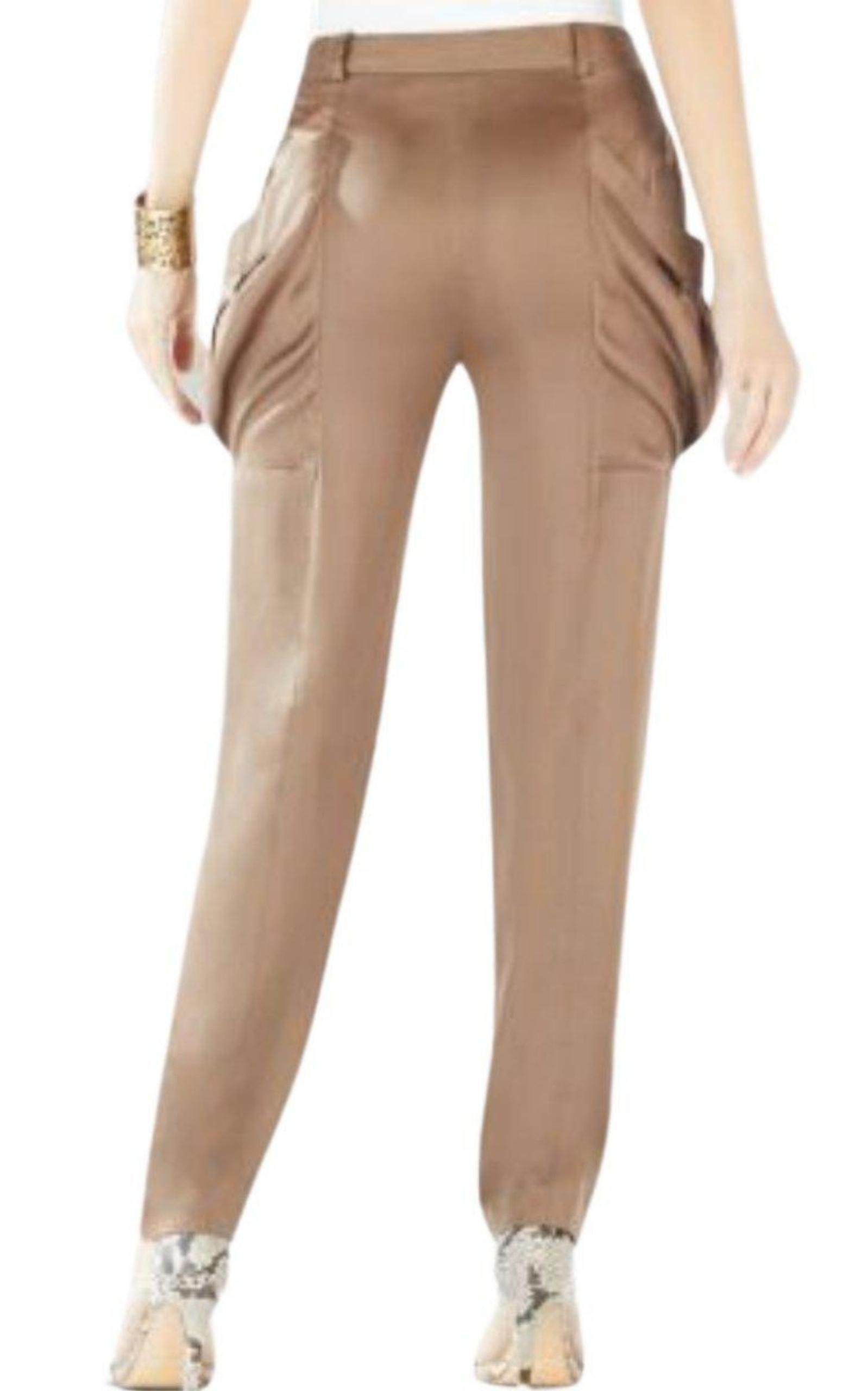 Keith Draped Pockets Pants BCBGMAXAZRIA