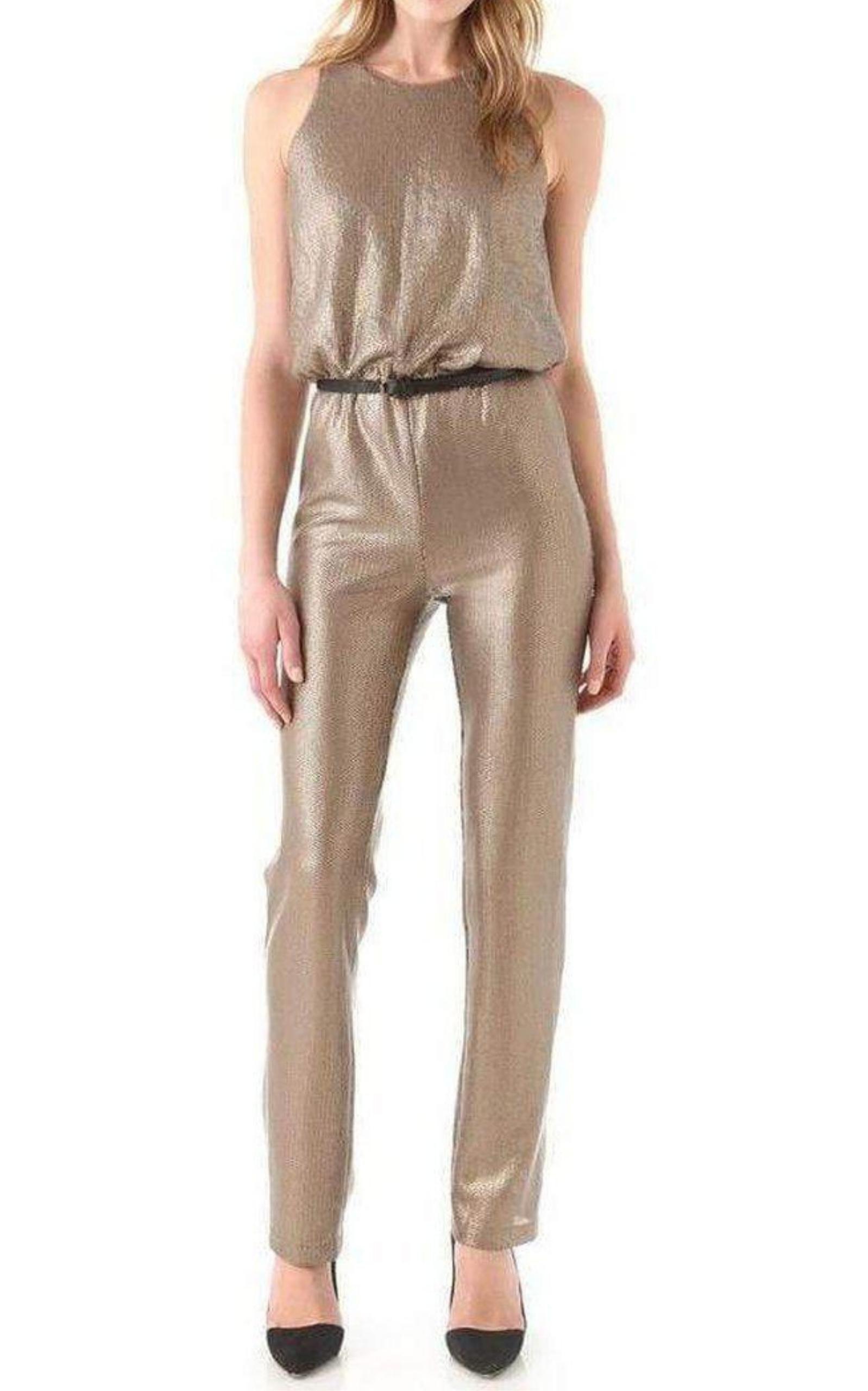 Lowe Sequin Jumpsuit BCBGMAXAZRIA