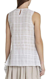 Marci Sleeveless Lace-Trim Top BCBGMAXAZRIA