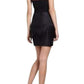 Navy Eliot Strapless Fringe Dress BCBGMAXAZRIA