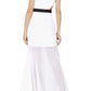 One Shoulder Cutout Waist Gown BCBGMAXAZRIA