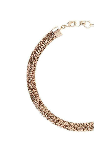 Rose Gold Looped Chain Necklace BCBGMAXAZRIA