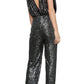 Sequinned Wide-Leg Jumpsuit BCBGMAXAZRIA