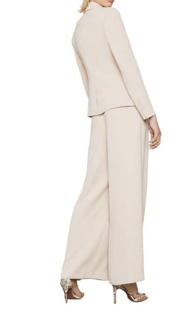 Shawl-Collar Twill Jacket BCBGMAXAZRIA