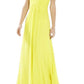 Sleeveless Yellow Gown BCBGMAXAZRIA