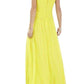 Sleeveless Yellow Gown BCBGMAXAZRIA