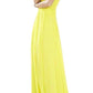 Sleeveless Yellow Gown BCBGMAXAZRIA