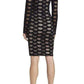 Tanya Long Sleeve Lace Dress BCBGMAXAZRIA