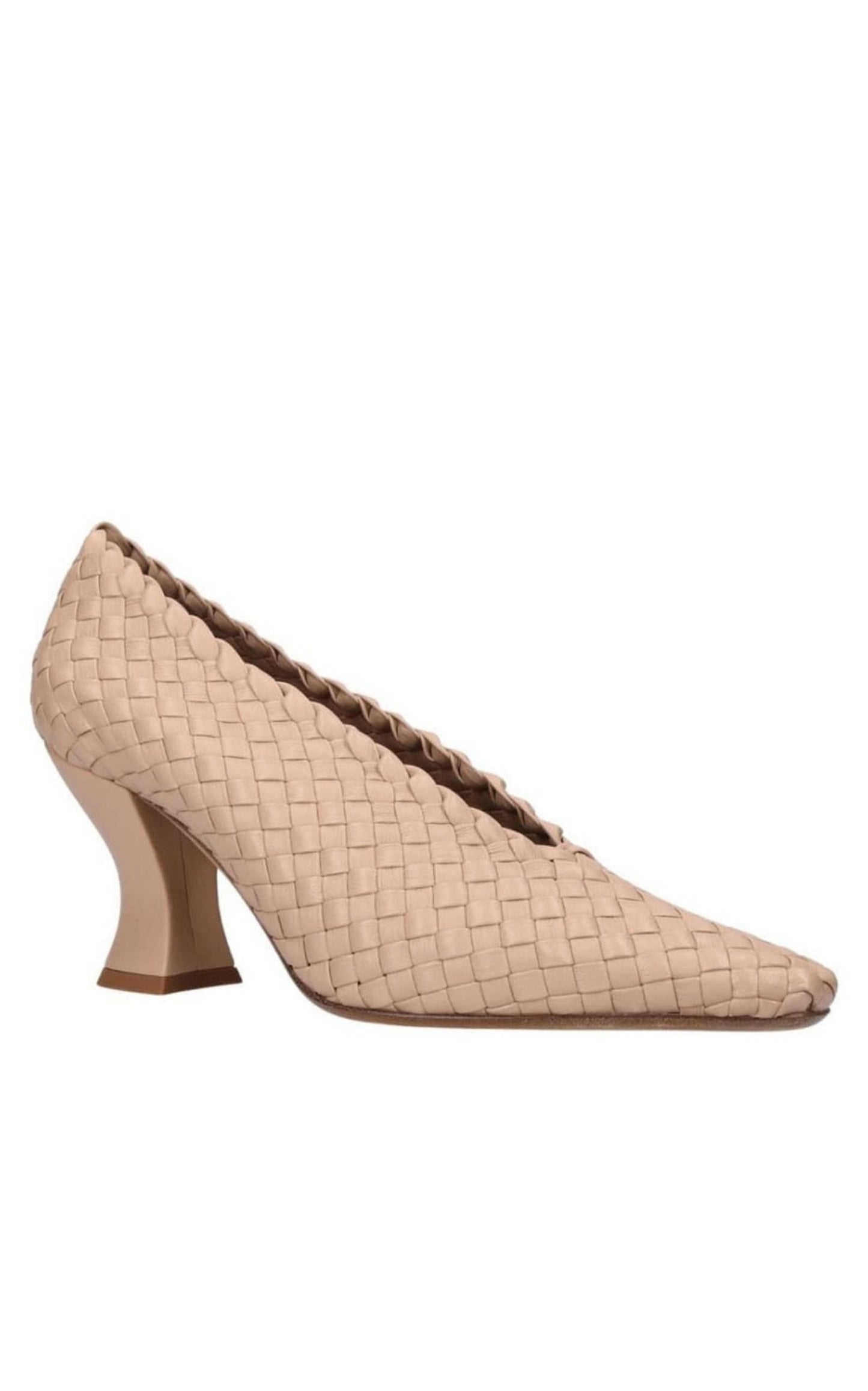 Almond Leather Pumps Bottega Veneta