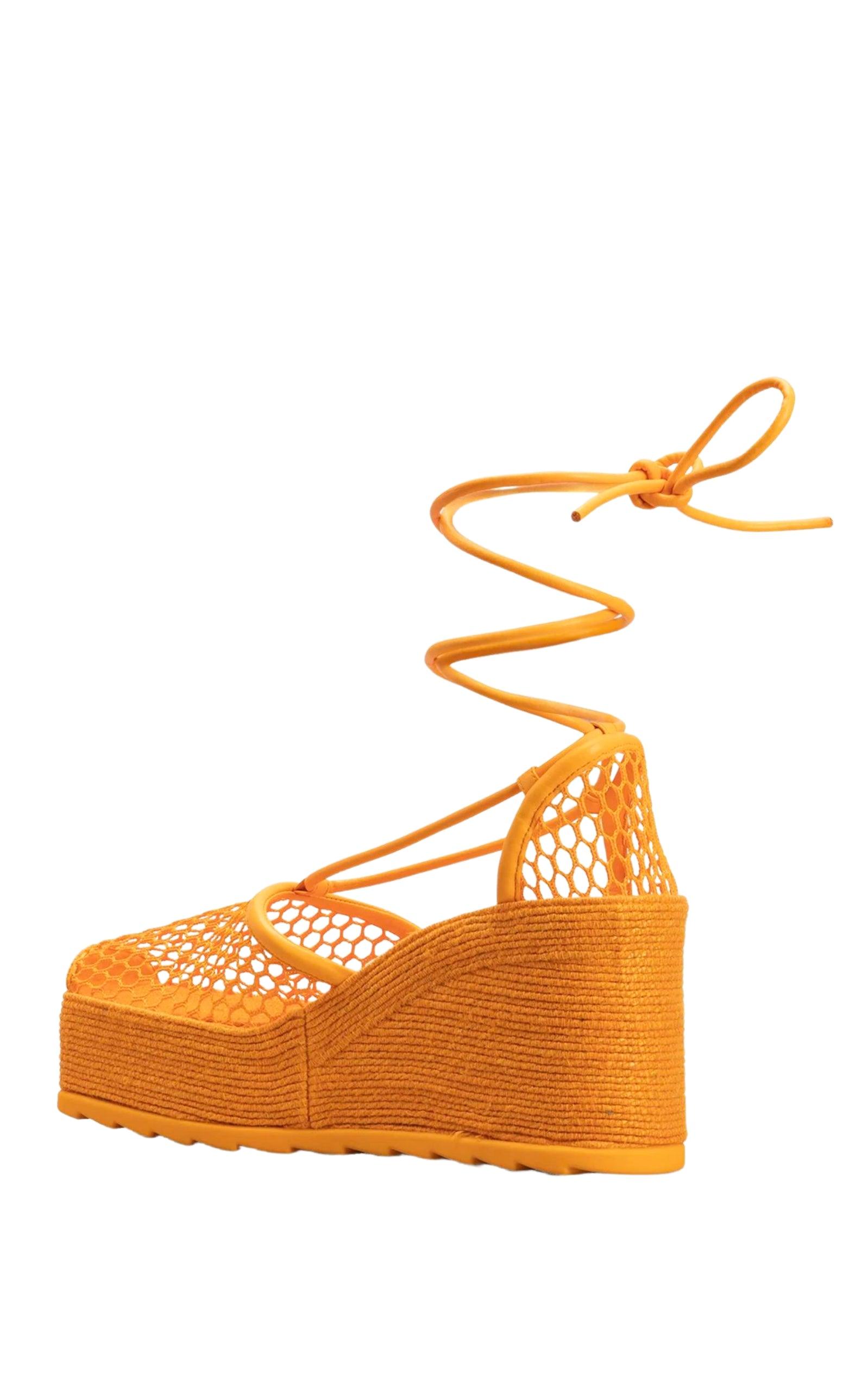 Leather and Mesh Espadrilles Bottega Veneta