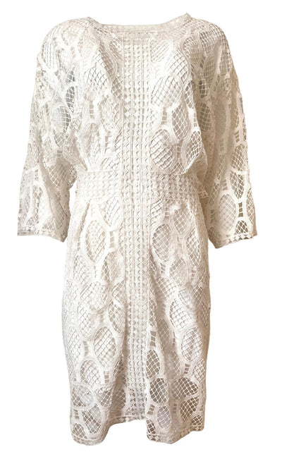 Crochet Lace Cotton Dress Chloe