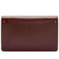 Gabrielle Burgundy Leather Clutch Chloe