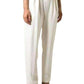 White Embroidered Cotton Pants Chloe