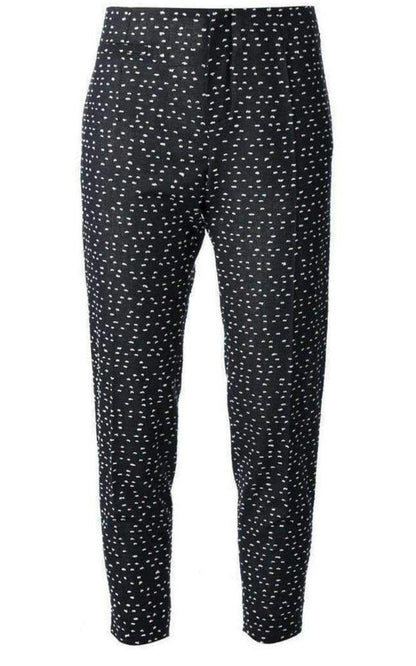 Wool Blend Pattern Trousers Chloe