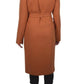 Belted Wool Blend Long Coat Cult Moda