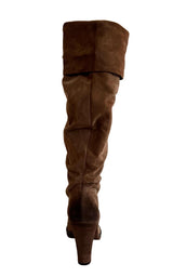 Brown Leather Knee High Boots Cult Moda