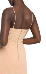 Crystal Embellished Mini Dress David Koma