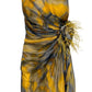 Dekolte Strapless Yellow Cocktail Dress