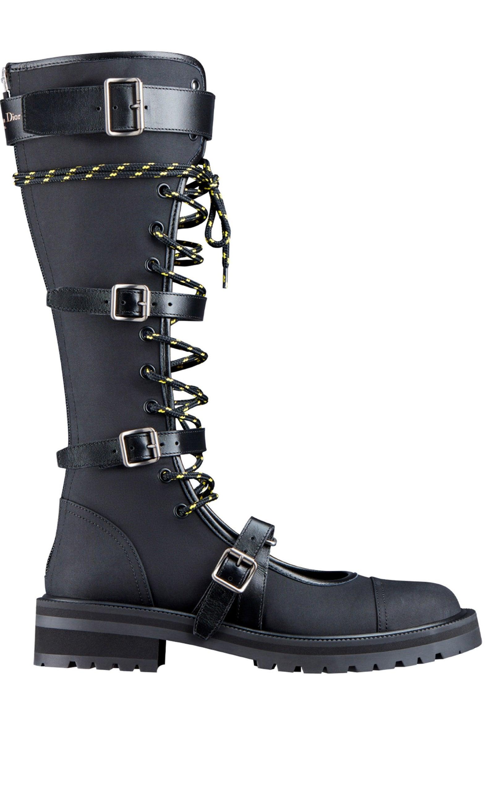 Dioranger Boots in Black Technical Fabric Dior