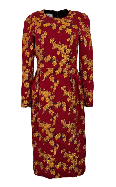 Dries Van Noten Floral Jacquard Dress - Runway Catalog