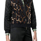 Sequin Zip-Up Jacket Dries Van Noten