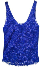 Blue Lace Tank Top Emilio Pucci