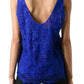 Blue Lace Tank Top Emilio Pucci