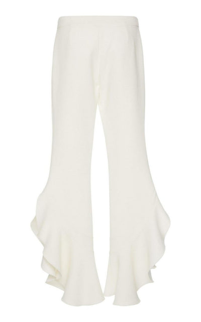 Crepe Ruffle Pants Giambattista Valli