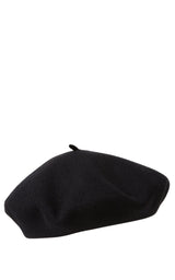 Black Felt Wool Beret Gucci