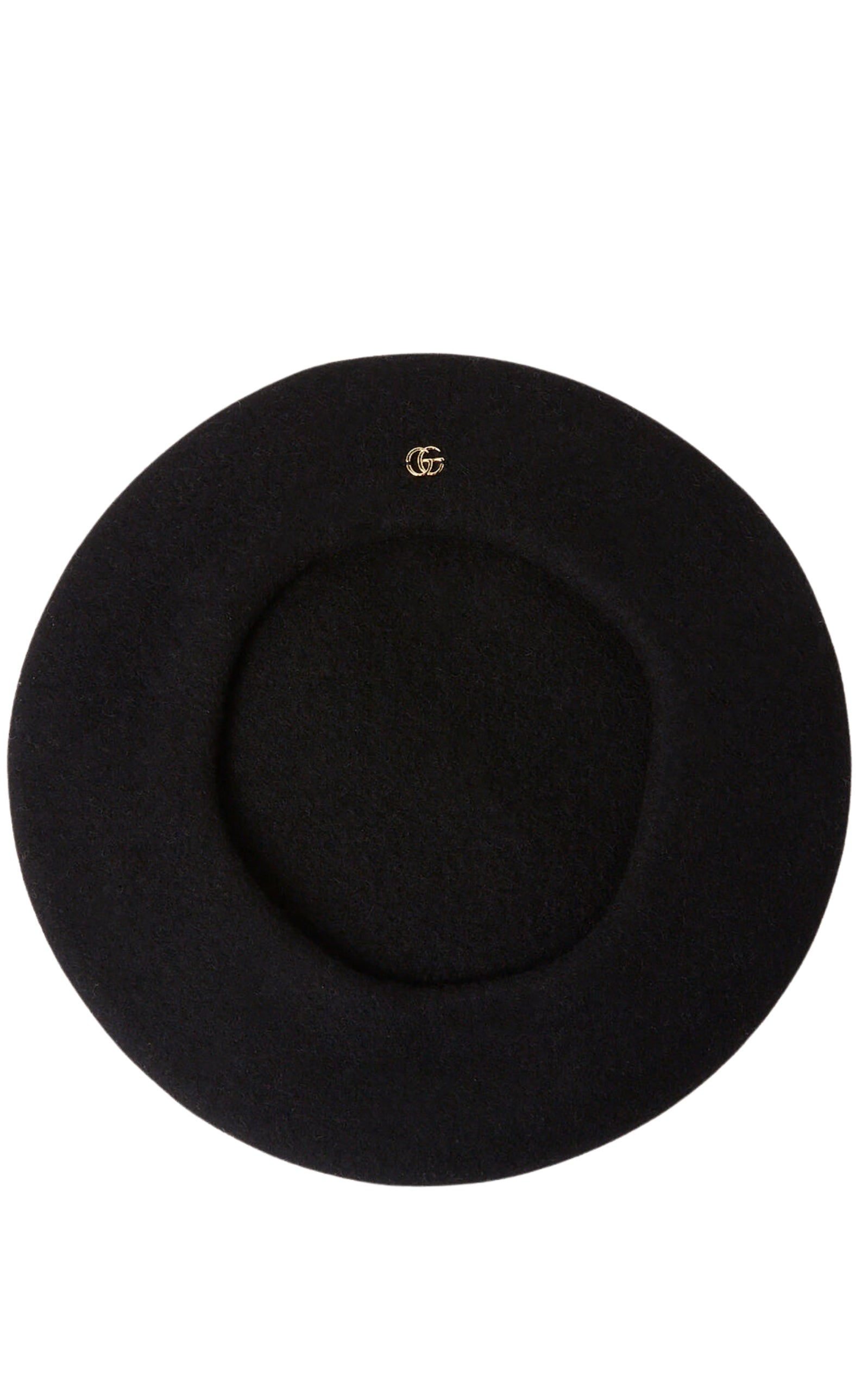 Black Felt Wool Beret Gucci