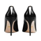 Black Leather Stiletto Pump Gucci