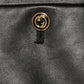 Black Plonge Leather Flare Trousers Gucci