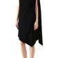 Crystal Embellished Draped Jersey Shift Dress Gucci