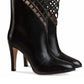 Cutout Leather Ankle Boots Gucci